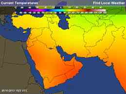 heat map of world