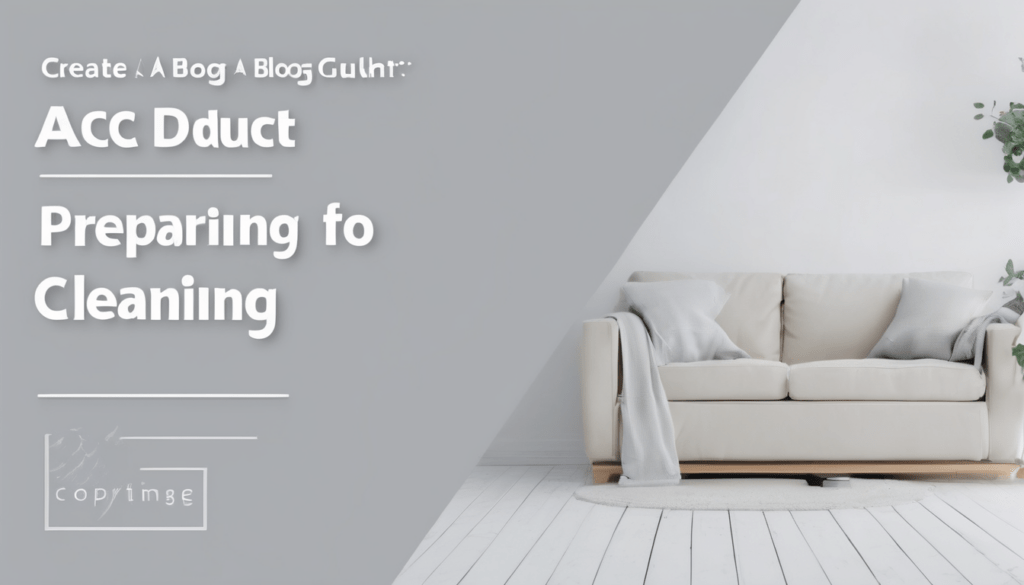 An Ac Duct Cleaning: Step-by-Step Guide to Preparing