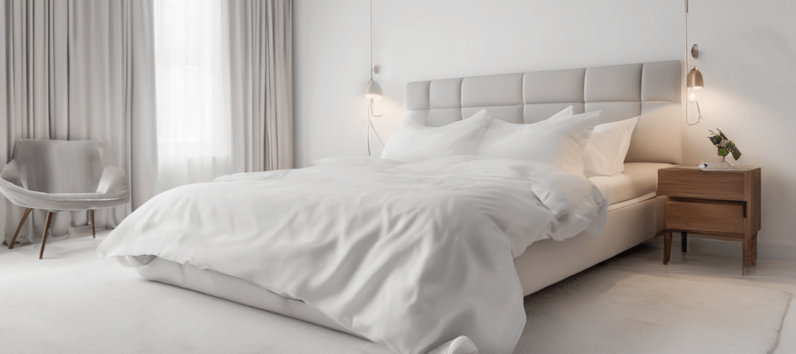 Bed Bug Treatment Cost Dubai Properties - Professional pest control technician inspecting bedroom furniture for bed bug infestation signs