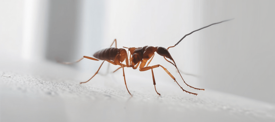 Best Anti termite control service in UAE - licensed technician applying soil barrier termite treatment around villa foundation in Dubai