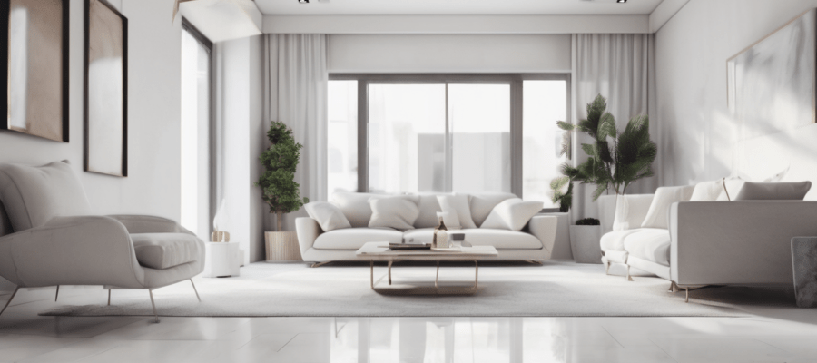 Best Home Disinfection Service Dubai - Professional technician applying electrostatic antimicrobial treatment in modern UAE villa interior