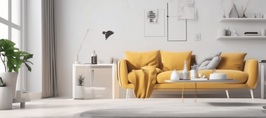 Best Home Disinfection Service Dubai Guide - professional technician applying electrostatic disinfection in a Dubai villa living room