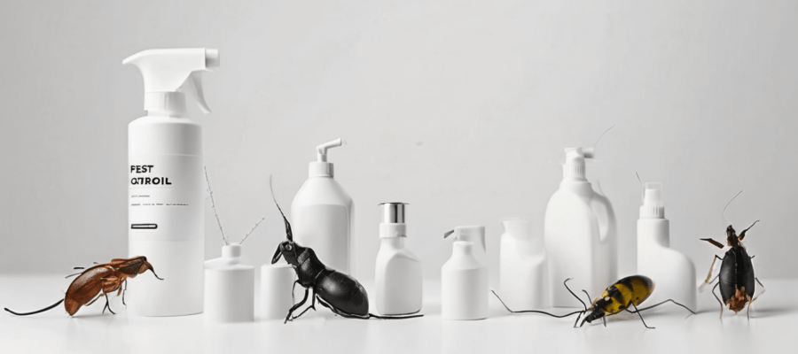 How to choose the best pest control service - Professional technician conducting pest inspection in Dubai villa with modern equipment and documentation