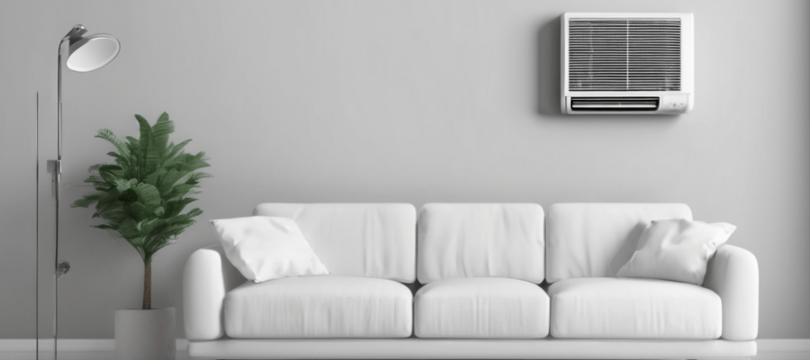 How Often Should You Service Your AC in Dubai - technician performing quarterly AC maintenance on a split unit in a Dubai apartment