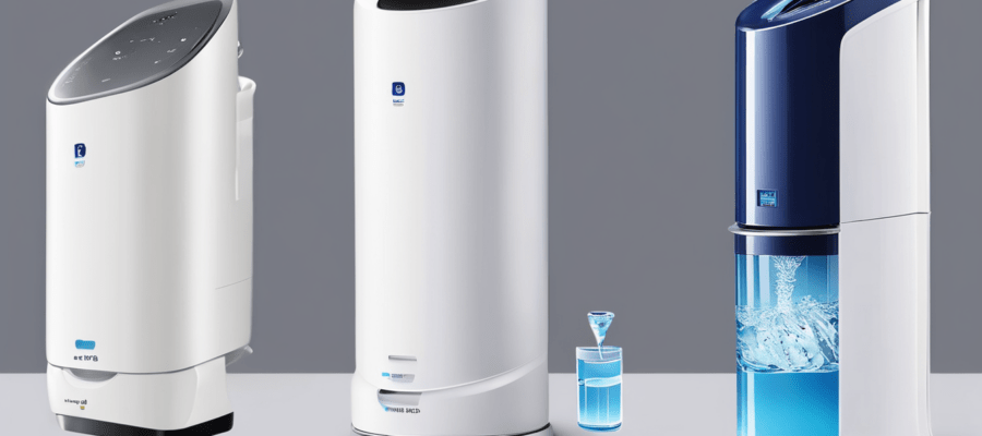 RO water purifier vs UV purifier comparison UAE - installation diagram showing both systems