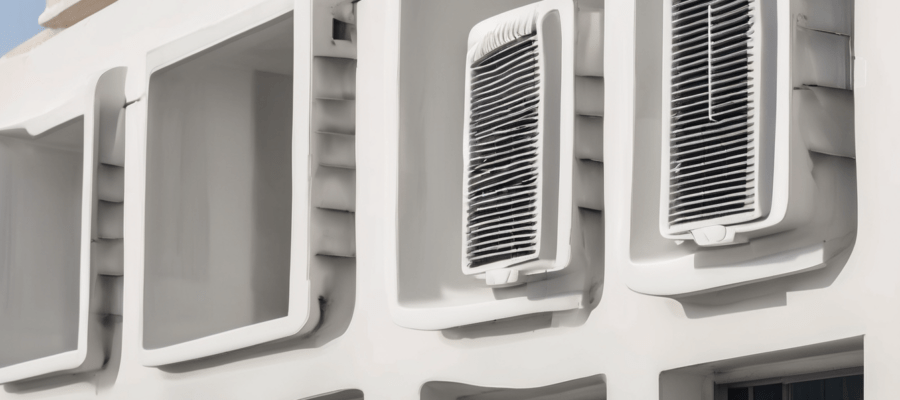 Signs Your Dubai Creek Harbour AC Vents Need Cleaning - professional technician inspecting contaminated ventilation system in Dubai property