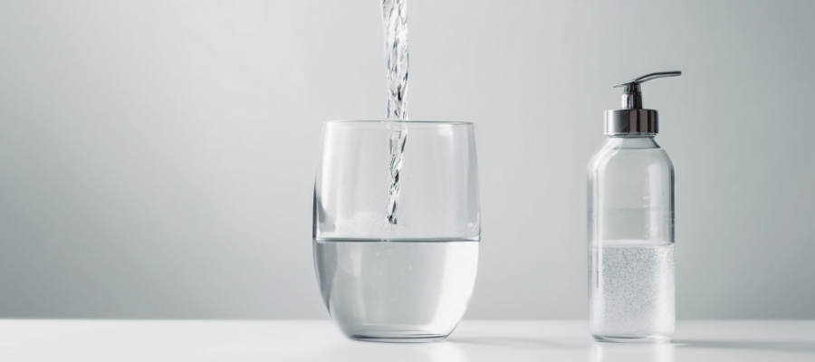 How to test water quality before purifier purchase - water testing demonstration in Dubai home