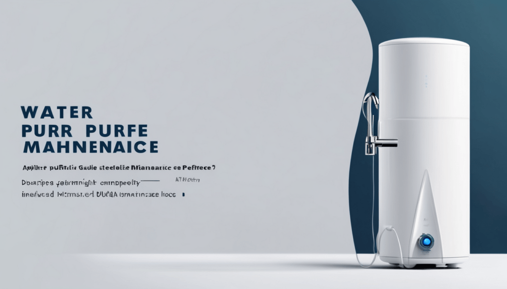 Water Purifier Maintenance Schedule Dubai Complete Guide