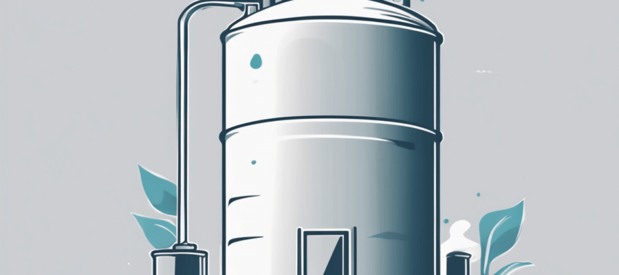 Water Tank Cleaning Cost in Dubai: What to Expect - professional technician inspecting and cleaning a rooftop water storage tank in Dubai