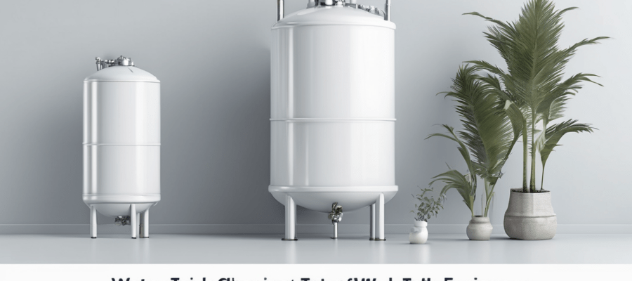 Water Tank Cleaning Frequency How Often in Dubai - rooftop GRP water tank being professionally cleaned and disinfected in a Dubai residential building