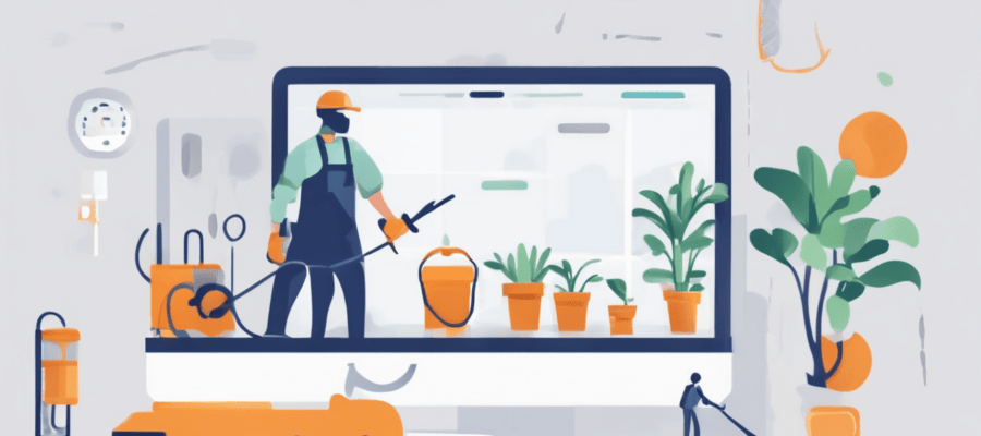 What's the best pest control service or product that actually works here in Dubai - professional technician treating a Dubai villa for cockroaches and termites