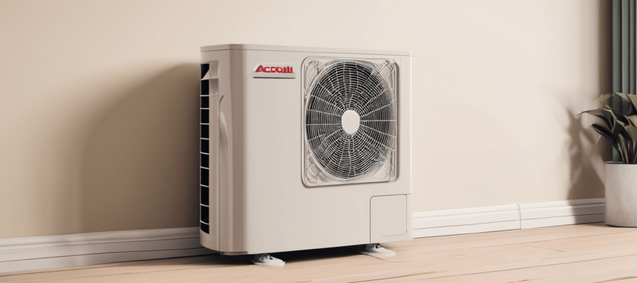 AC Coil Cleaning Cost in Dubai — technician performing professional evaporator coil cleaning inspection on a split unit in a Dubai villa