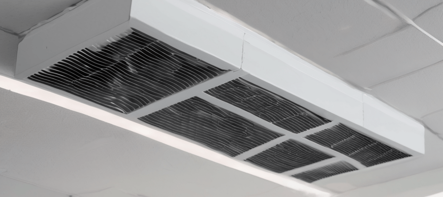 AC Duct Cleaning Dubai AC - AC Duct Cleaning Dubai & AC Coil Cleaning Dubai - professional technician inspecting duct inte...