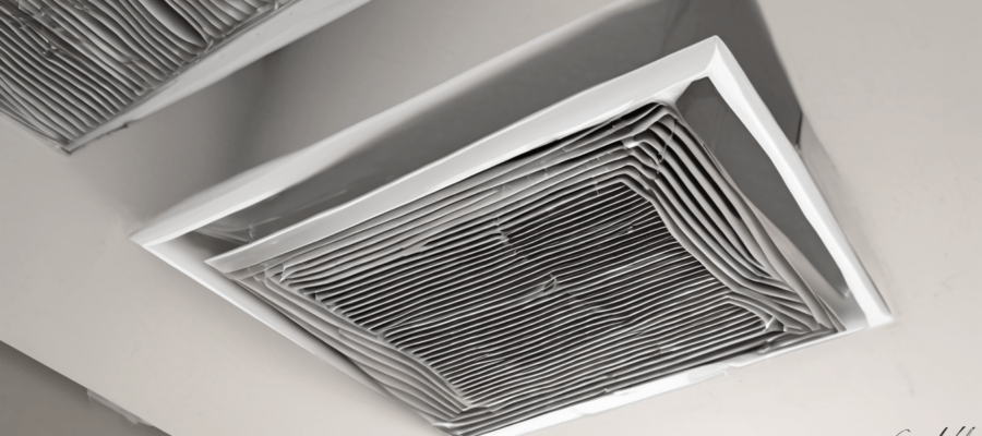 AC Duct Cleaning Dubai What the Process Actually Involves - technician using HEPA vacuum and rotary brush tool inside a Dubai villa duct system
