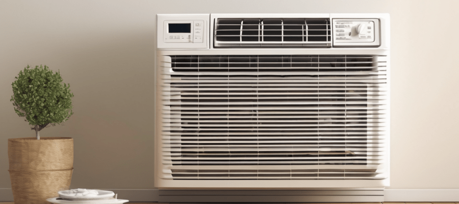 Bad smell from AC unit in Dubai — technician inspecting evaporator coil and drain pan for mould and bacterial contamination during professional AC service
