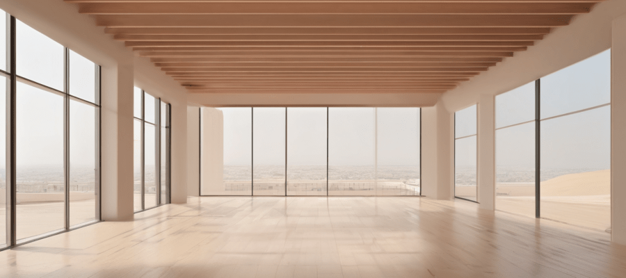1 Best Indoor Air - Indoor Air Quality Testing Sharjah - certified specialist collecting air samples in a Sharjah resident...