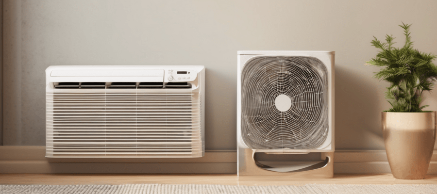 How Dirty AC Coils Affect Your Energy Bill in Dubai - fouled condenser coil beside clean coil showing efficiency contrast