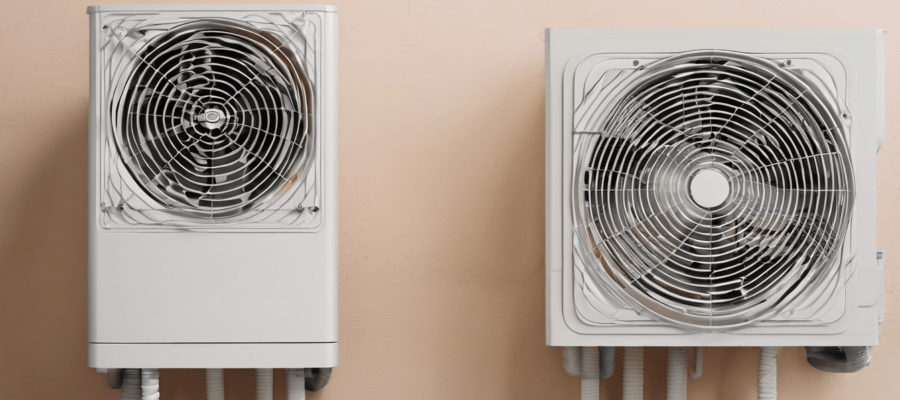 How Often Should AC Coils Be Cleaned in Dubai - technician cleaning evaporator coil in Dubai villa air handler unit