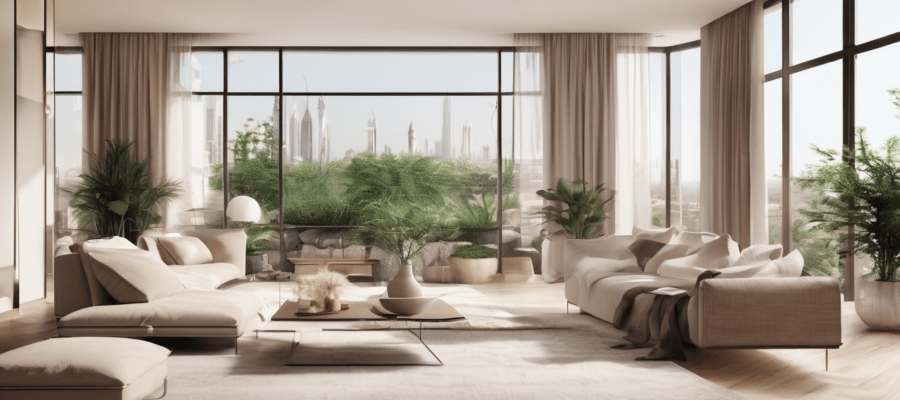 Professional Indoor Air Quality Testing in Dubai - certified specialist conducting air sampling assessment in a Dubai apartment