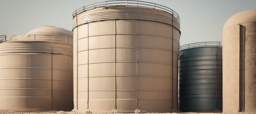 Signs Your Dubai Water Tank Needs Professional Cleaning - rooftop water tank inspection on a Dubai villa with technician checking access hatch