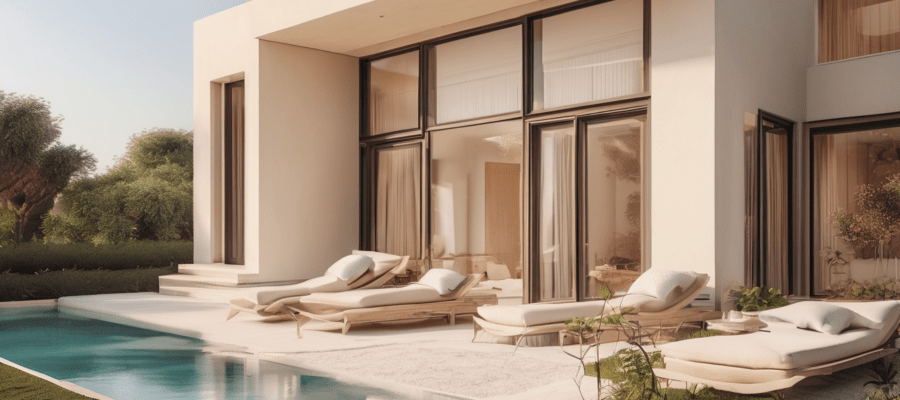 Termite Treatment in Dubai Villas: What Homeowners Need - professional inspection of villa foundation and skirting for subterranean termite activity