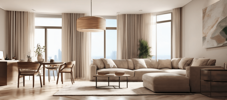 Top 10 AC Cleaning Services in Dubai Guide - certified technician inspecting evaporator coil inside a Dubai villa ducted AC system