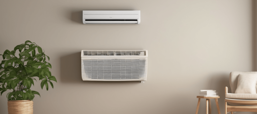 Can Mold Inside an AC Unit Spread Through a Home - technician inspecting mold-contaminated evaporator coil in Dubai apartment AC system