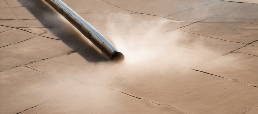 High-Pressure Jet Cleaning for Drainage Systems Explained - technician operating jet cleaning equipment on a UAE building drainage line
