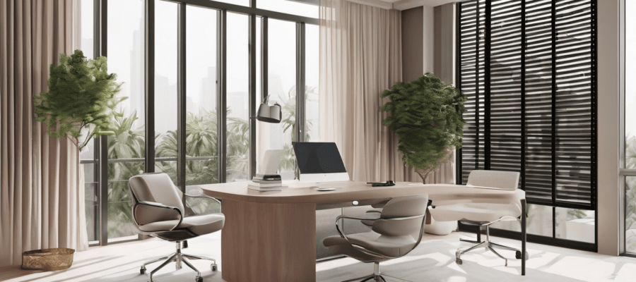 How Poor Ventilation Affects Office Air Quality in UAE - facility manager reviewing HVAC air quality data in a Dubai commercial office