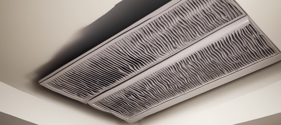 How Often Should AC Ducts Be Cleaned in Ajman - NADCA-aligned duct inspection inside an Ajman residential villa showing duct contamination assessment