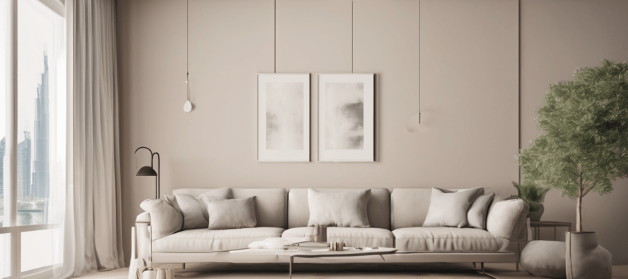 How to Choose a Certified AC Cleaning Company - technician inspecting ducted AC system in Dubai villa