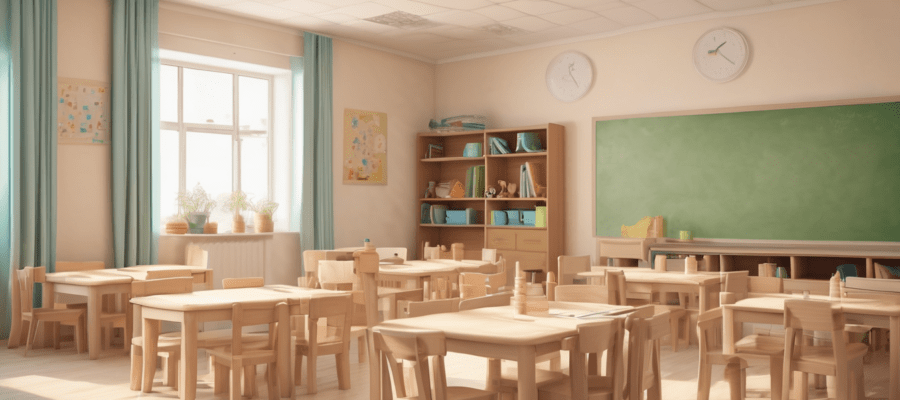IAQ Testing for Schools and Nurseries in the UAE - certified specialist conducting classroom air quality assessment with professional monitoring equipment