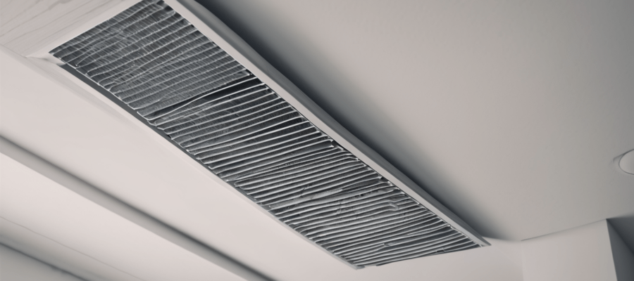 Signs Your AC Ducts Need Professional Cleaning - dusty supply vent in Dubai villa showing contamination before NADCA inspection