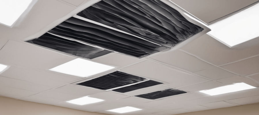Top 10 AC Duct Cleaning Service Companies in Dubai with Price - technician using negative pressure extraction in a Dubai apartment duct system