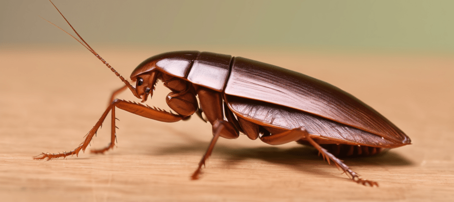 Cockroach Pest Control Services Dubai - professional technician inspecting kitchen cabinetry for cockroach harborage points in a Dubai apartment