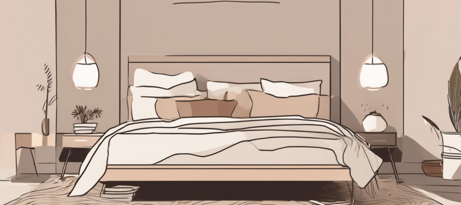 What Causes Bed Bugs to Keep Coming Back - diagram showing bed bug harborage sites in a UAE apartment bedroom