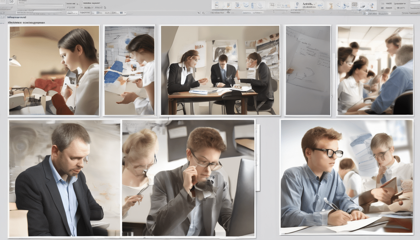 Case study illustration: Forward‑looking conceptual image showing a smart building dashboard with PM2.5/PM10 trends, HVAC s
