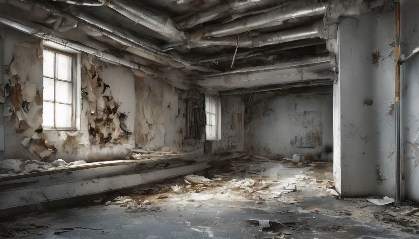 ["Designing Evidence-Based Remediation Protocols from Unexpected Indoor Environmental Findings" - conceptual illustration of data-driven remediation steps mapped to building zones and HVAC components in a Dubai villa]