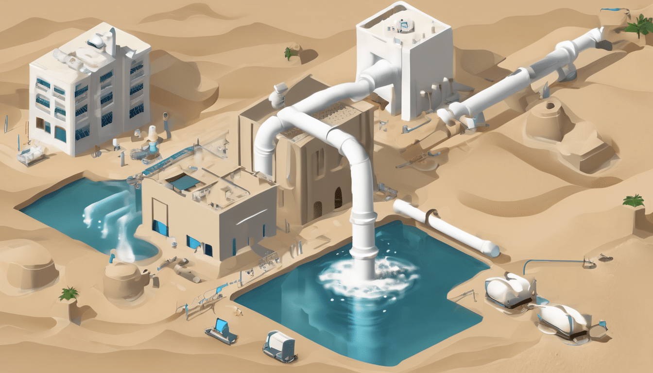 Filtration For Uae Conditions - ["Infographic showing RO water filtration system components for high TDS UAE desalinated w...