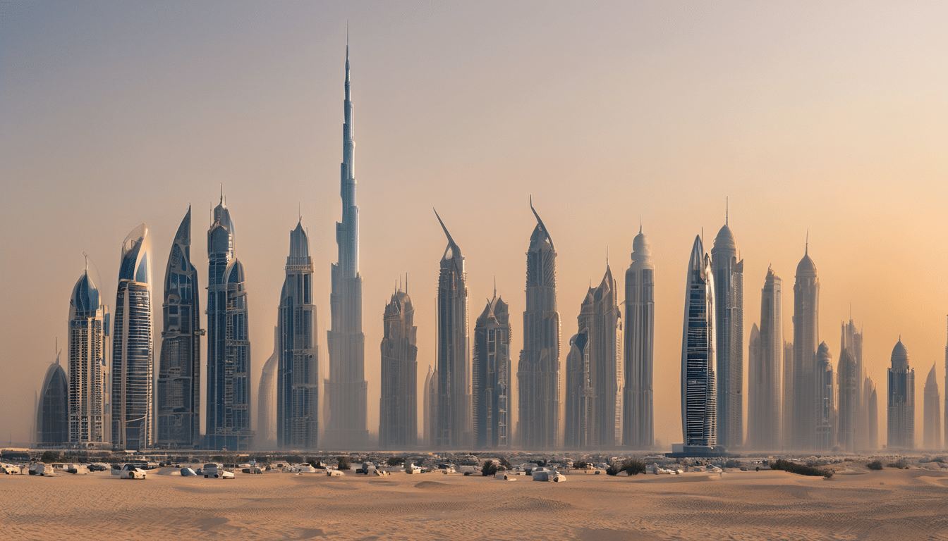 ["IAQ Testing Methods for Dubai Buildings - Technician using air sampler in modern Dubai villa with HVAC system visible"]