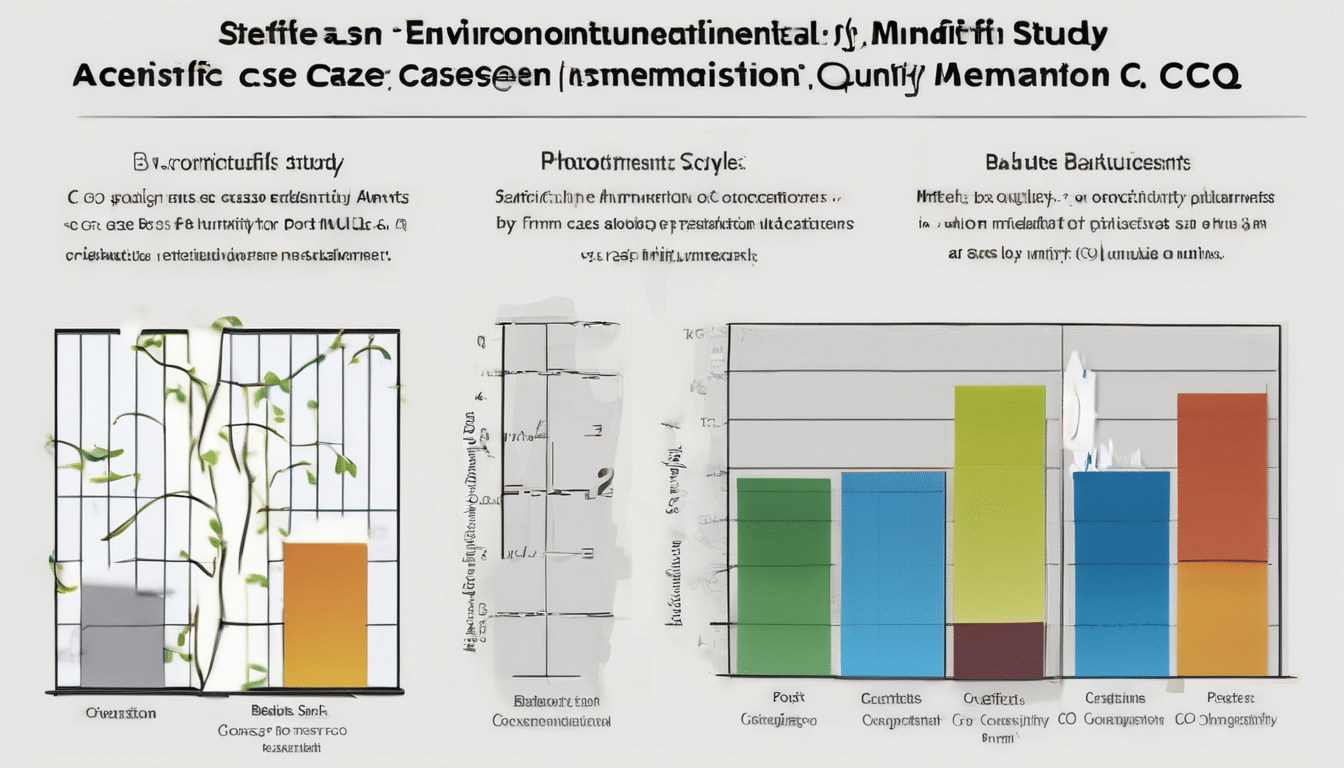 Case study illustration: Comparative visualization showing side-by-side charts or graphs comparing baseline versus post-remed