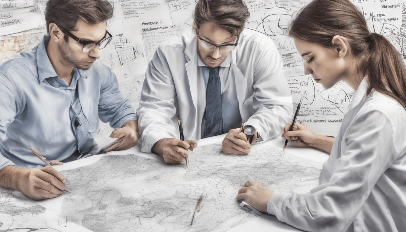 Case study illustration: Conclusion/summary infographic with performance metrics gauges