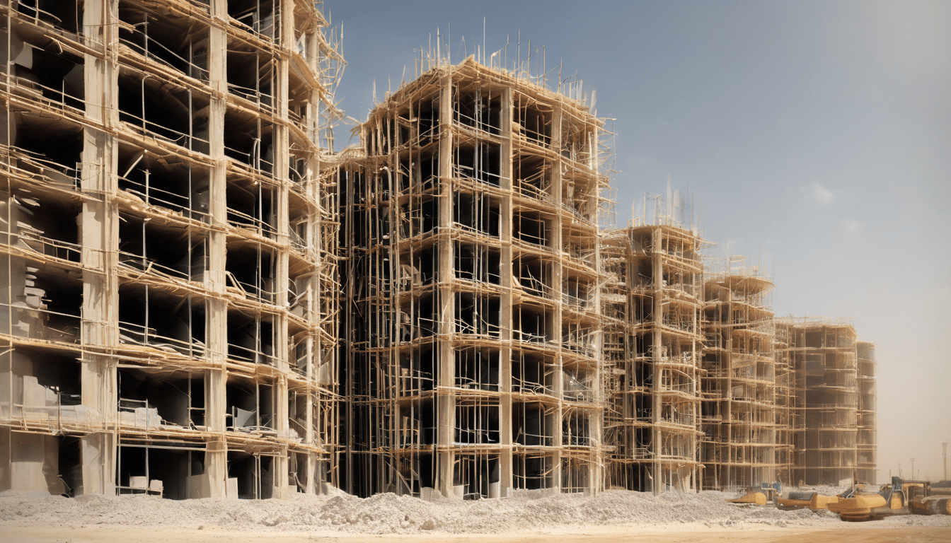 ["Reducing VOCs in New UAE Constructions - Low-emission materials and ventilation in a modern Dubai villa under construction"]