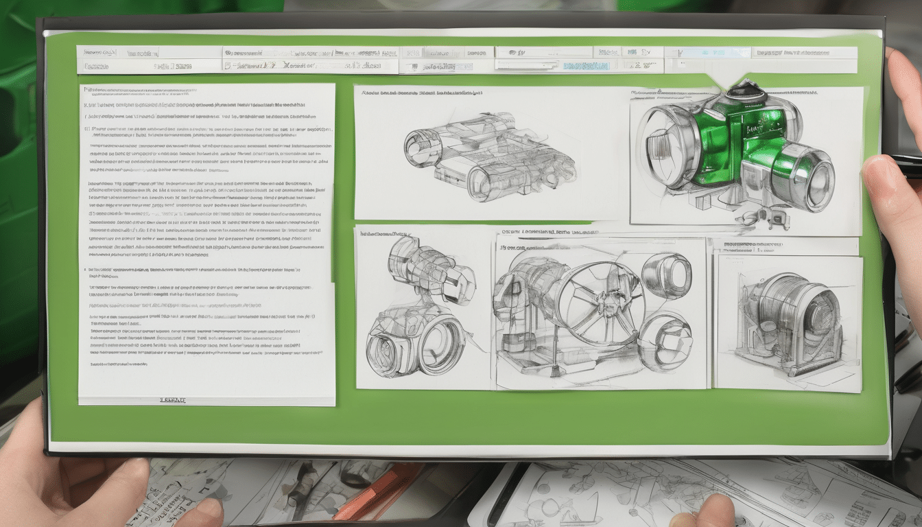 Case study illustration: Data visualization dashboard displaying real-time environmental monitoring results including CO₂ c